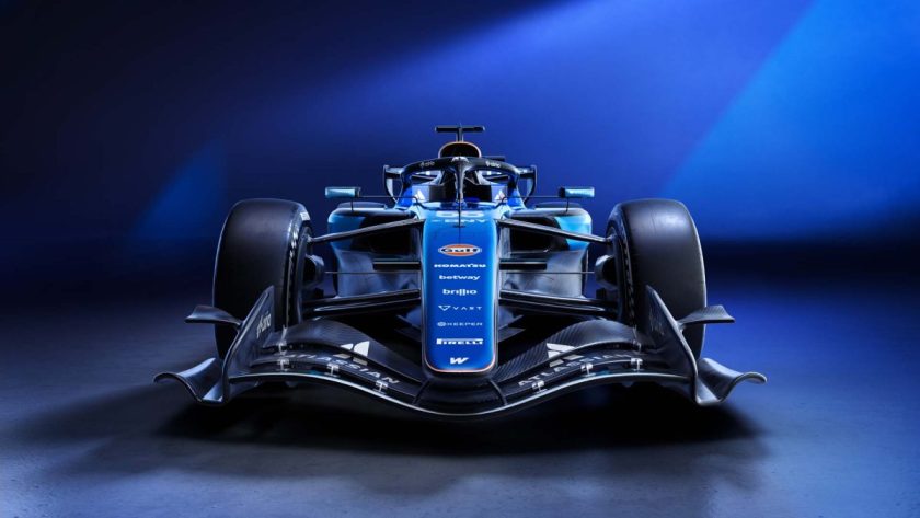 A Williams is merész első felfüggesztést kap, de nem olyan szélsőségeset, mint Newey Aston Martinja