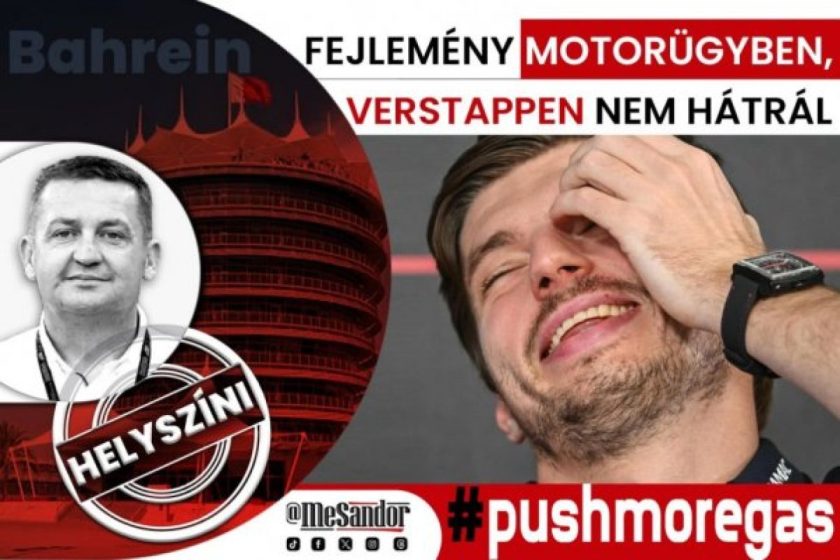 Az ügy folytatódik: Verstappen kitart a motorváltás mellett
