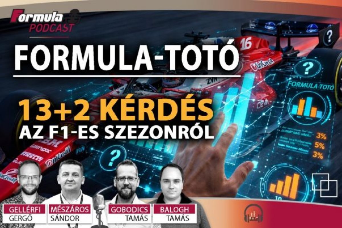 Az F1 rajongókra vadászó Podcast: 2026-os szezon előrejelzése 13+2 kérdés formájában