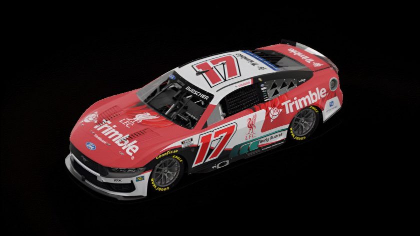 Két legendáris világ találkozása: Liverpool FC mezébe öltözött autó a NASCAR Cup szonoma-i futamán
