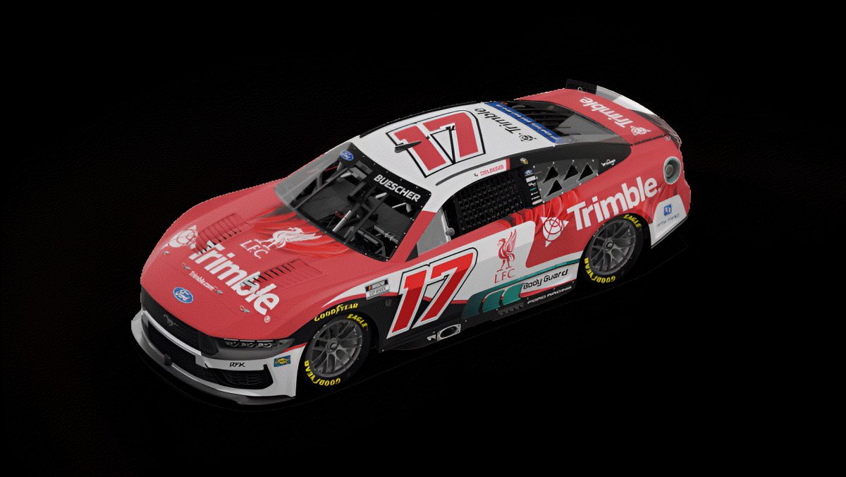 Két legendáris világ találkozása: Liverpool FC mezébe öltözött autó a NASCAR Cup szonoma-i futamán