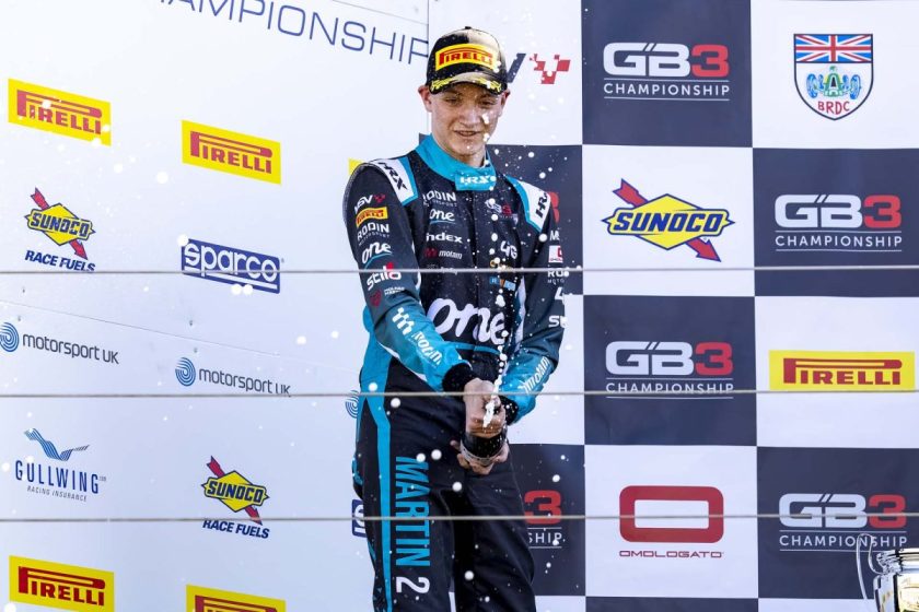 Elsöprő sikert hozott az első verseny Molnár Martin számára a brit F3-ban