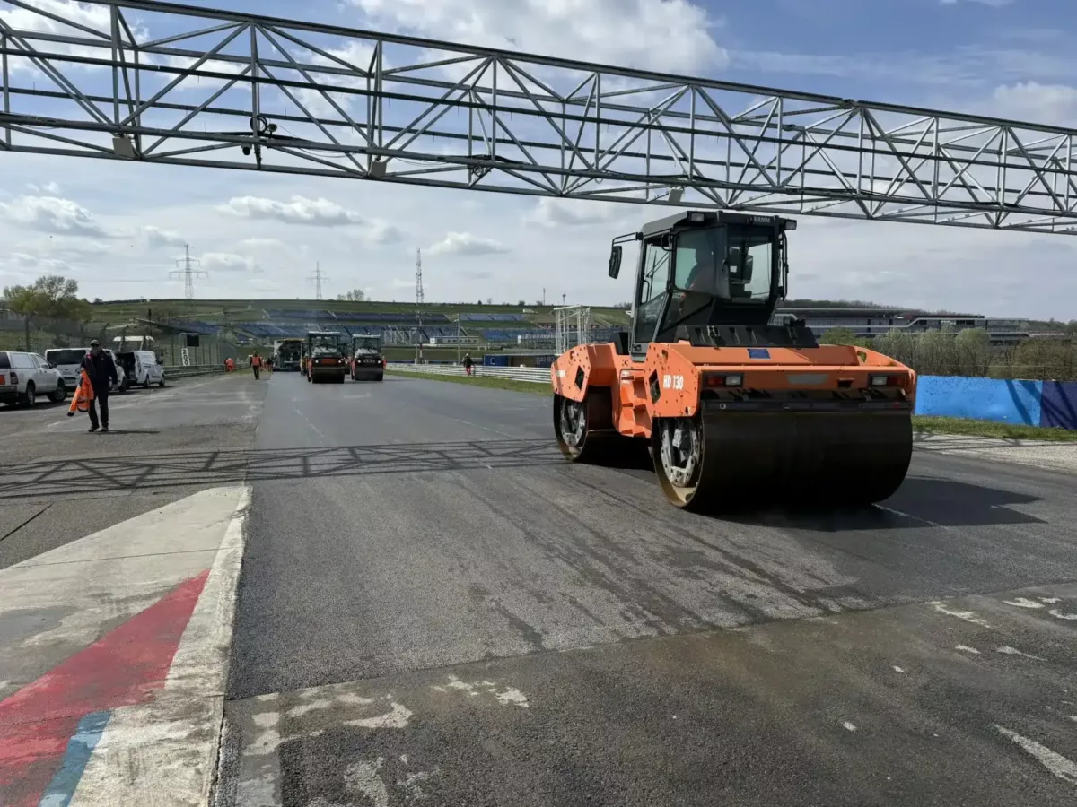 Új fejezet kezdődik: Hungaroring újraaszfaltozása zajlik