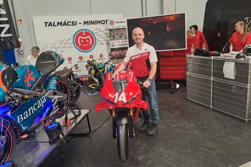 Talmácsi Gábor a Ducati hivatalos nagykövete
