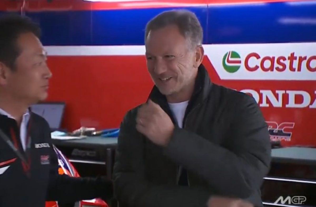A MotoGP világát is lenyűgözte Christian Horner: „Nagyszerű a versenyzés és a show!”