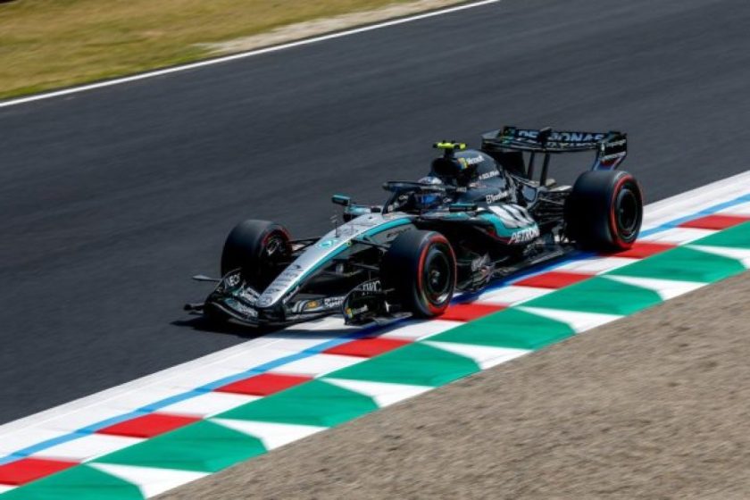 Az „Antonelli szerint aggályos a Mercedes időmérős taktikája” címet adnám ennek.