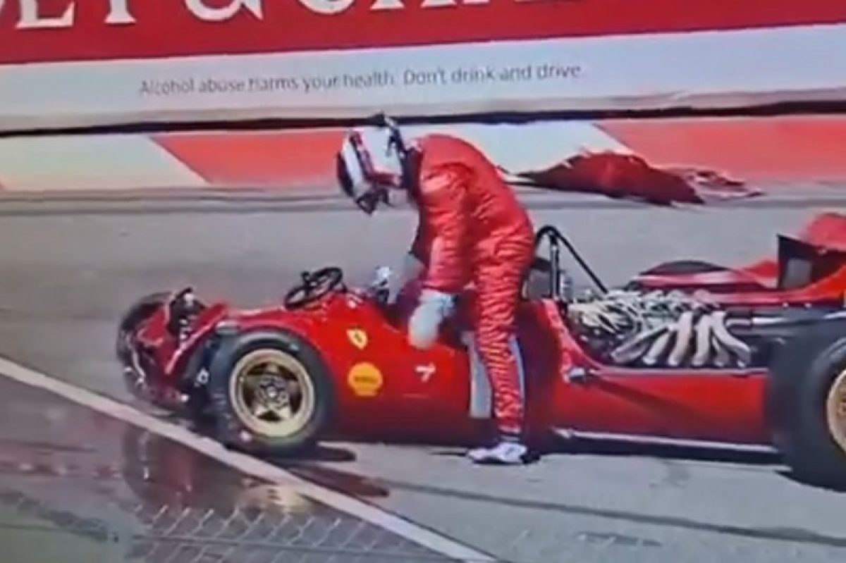 Alesi legendás F1-es Ferrariját összetöri Monacóban – Videó