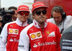 Azt javaslom, hogy a cím legyen: „Az Alonso-Raikkönen páros kizárást szenvedett a Ferrarinál: F1-Archív