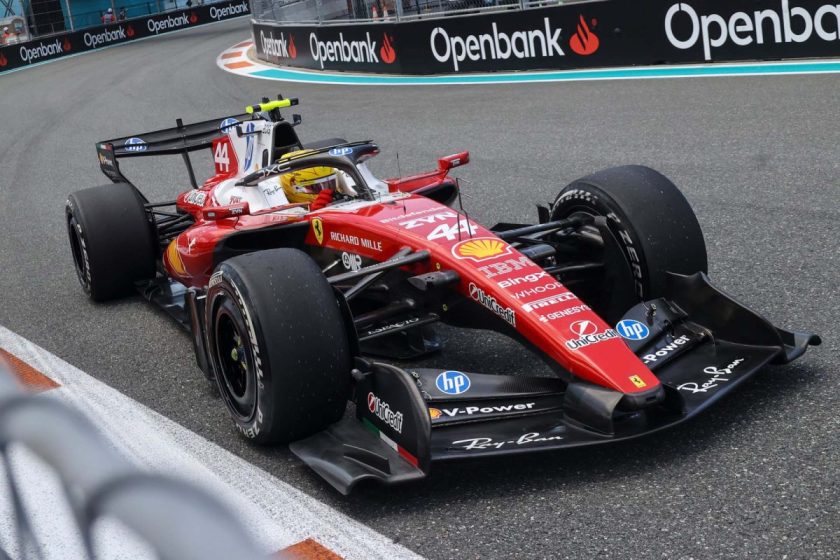 Hamilton csalódott a Ferrarinak az elemzett miamibai versenyt megelőzően; Leclerc szerint a fejlesztések hatékonyak lehetnek