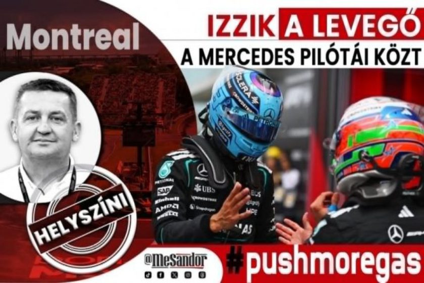 Az F1 pályán forróság – Izzik a levegő a Mercedes csapatnál