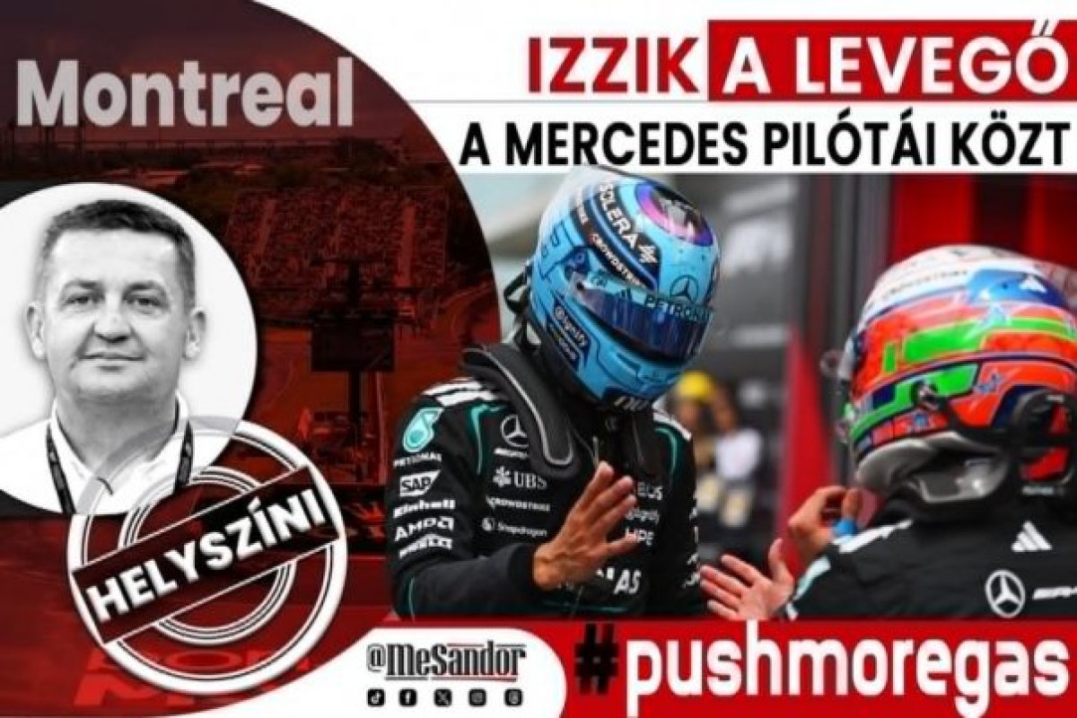 Az F1 pályán forróság – Izzik a levegő a Mercedes csapatnál