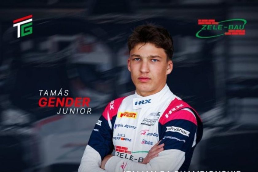 Gender Tamás Junior az olasz F4-ben indul