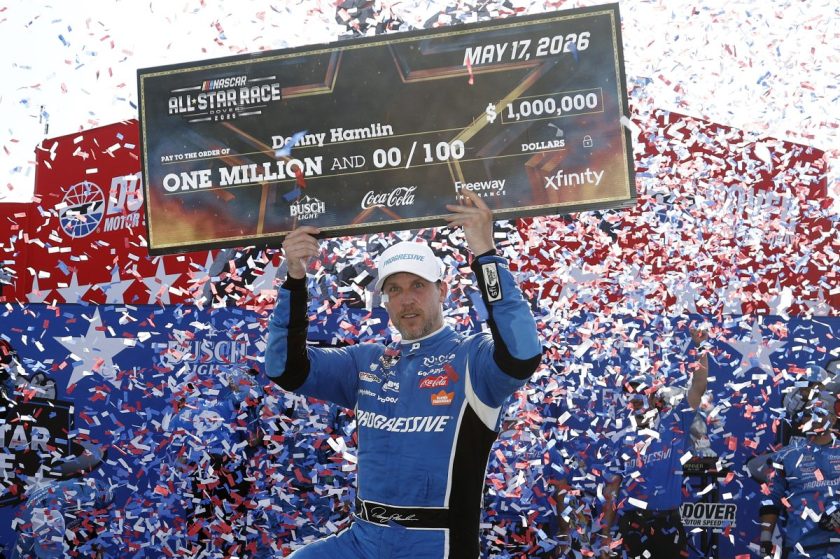 Millió dolláros Denny: Hamlin diadala a NASCAR All-Star futamán