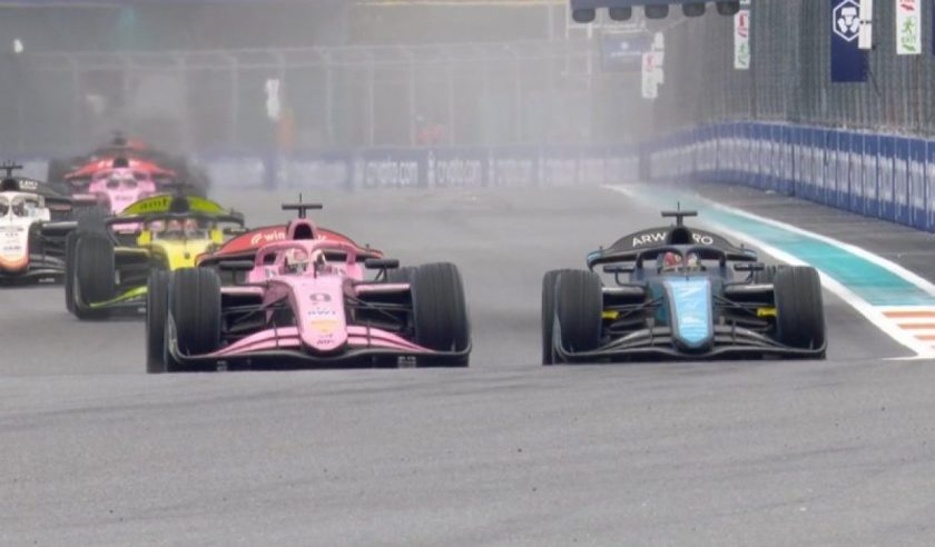 Esőben négy safety car után – F2 őrült befutója