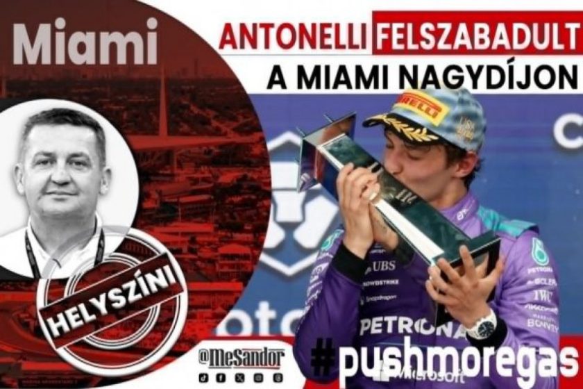 Antonelli diadalra tört a Miami Nagydíjon
