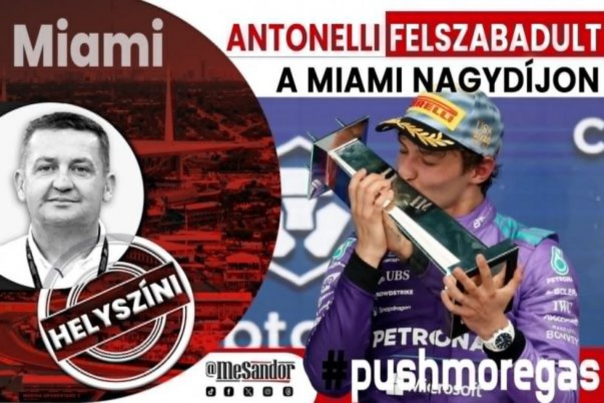 Antonelli diadalra tört a Miami Nagydíjon