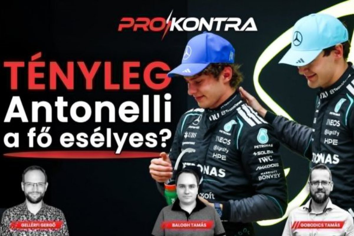 Az Antonelli lehet az F1 fő esélyese 2026-ban?